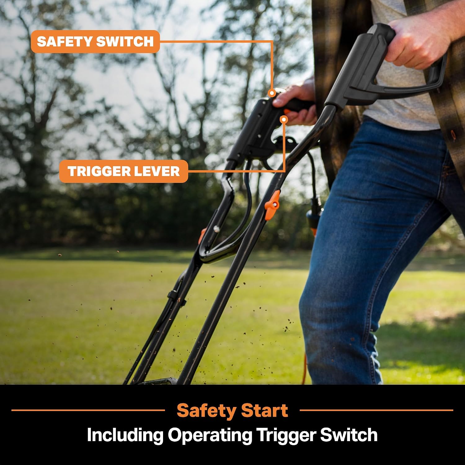 13.5 Amp 18” Electric Tiller – TE1318M