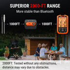 TempSpike 2000FT Wireless Meat Thermometer Digital with 2 Probes