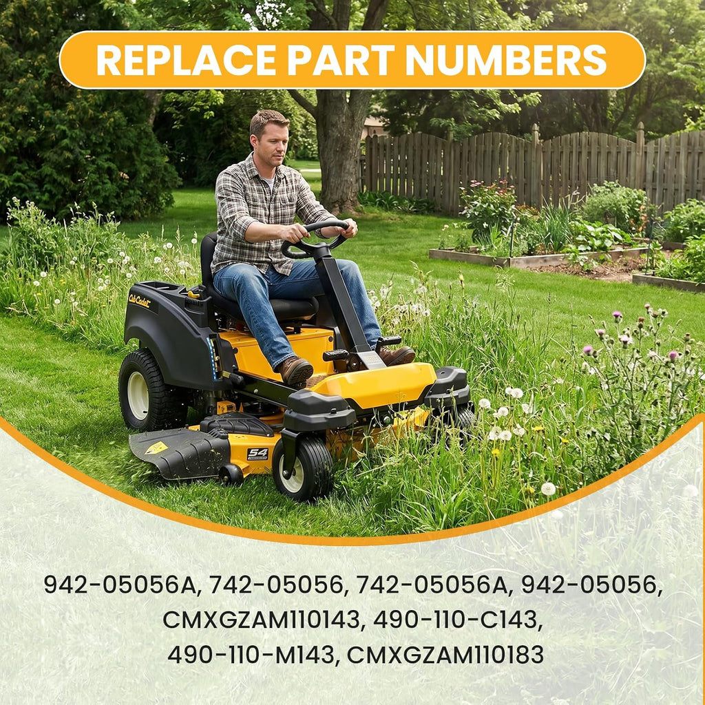 942-05056A High Lift Mower Blades,6-Point Star Mower Blades Replacement for Cub Cadet 54'' Enduro XT1-54 ST GT LT