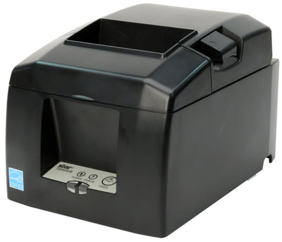 TSP654IIU (USB ONLY; No Bluetooth) Thermal Receipt Printer with Auto-Cutter and External Power Supply - Gray (Renewed)