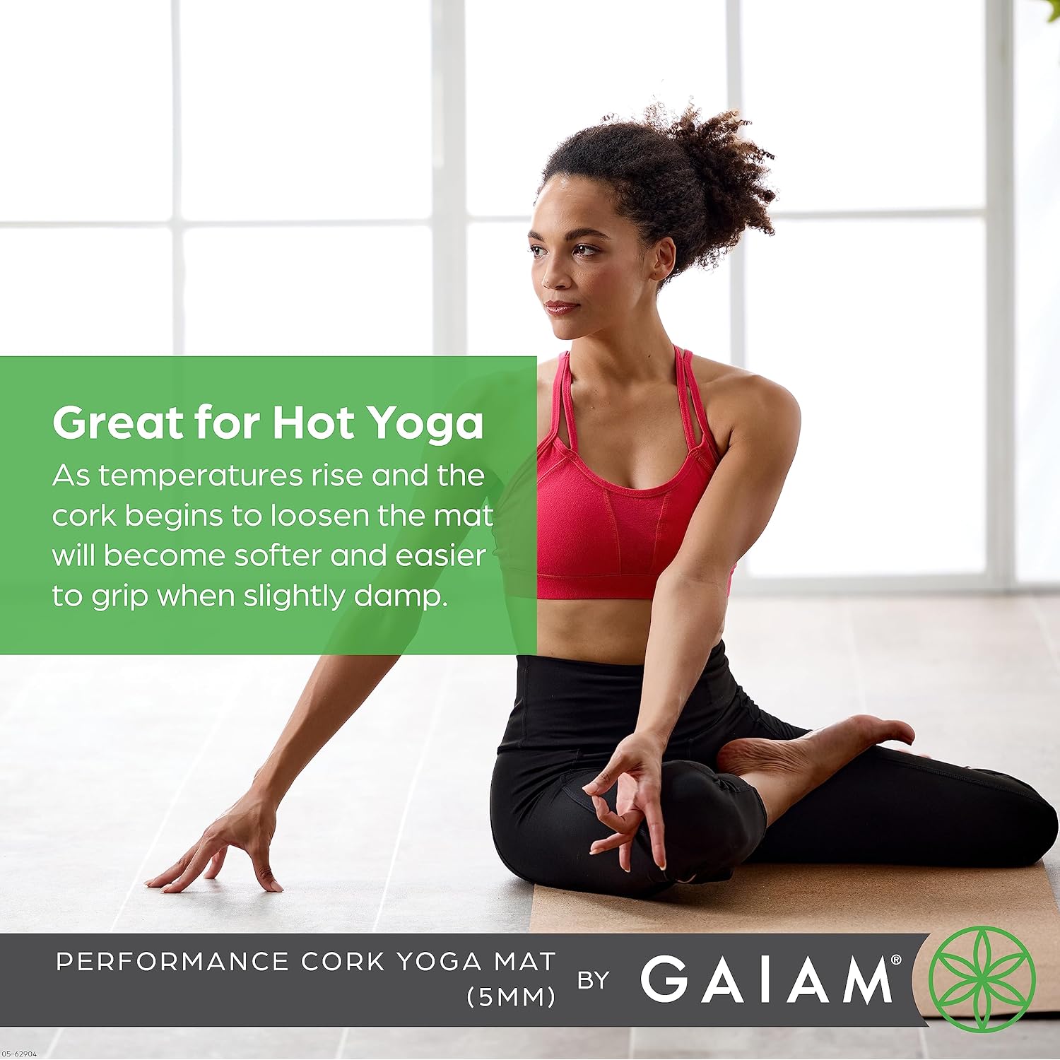 Yoga Mat - Premium Solid Thick Non Slip Exercise & Fitness Mat for All Types of Yoga, Pilates & Floor Workouts