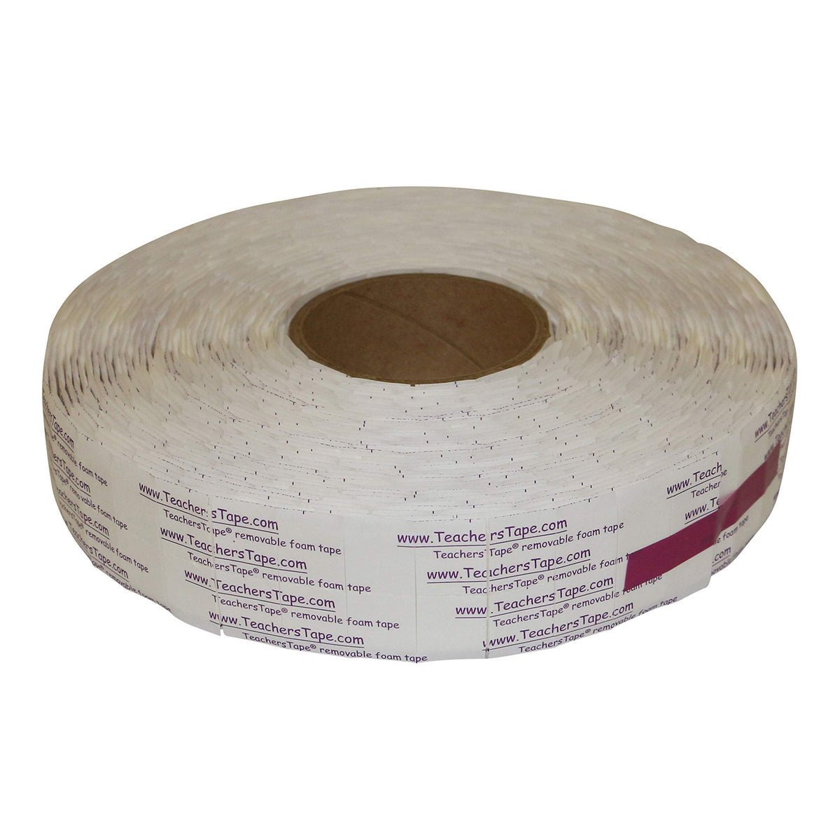Teachers Tape Bulk Pack (2000 Pieces per roll), Double-Sided Removable Foam Tape for Wall Mounting