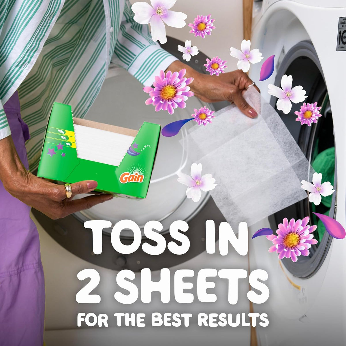 dryer sheets Plus Wrinkle Release, Moonlight Breeze Scent, 120 Count, Fights static with a touch of scent, laundry