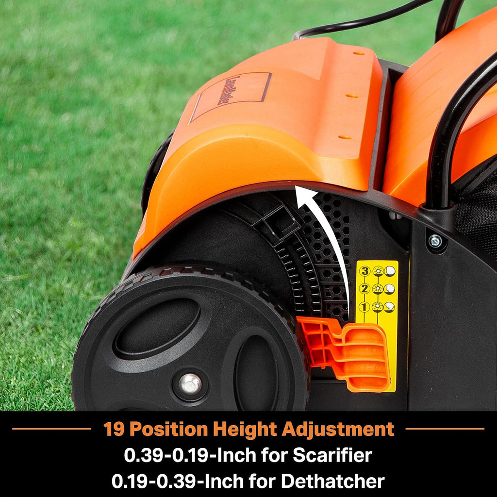GV1212B Scarifier and Dethatcher 13-Inch 12AMP