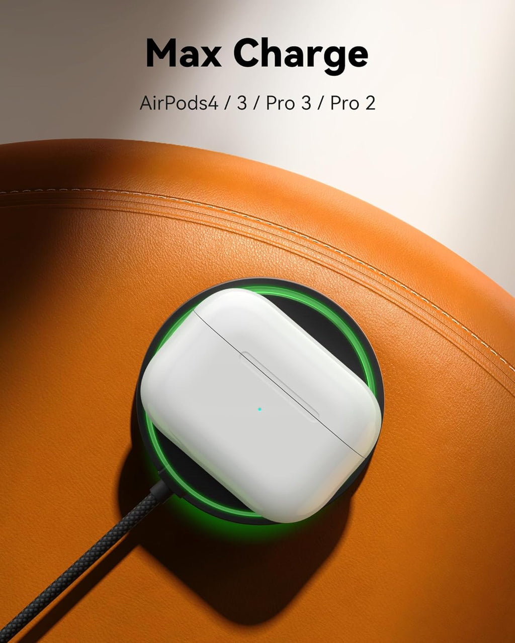 Magnetic Wireless Charger, Qi2 15W Fast Charging Pad Travel Charger | MagSafe-Compatible, Original Qi2 Certified