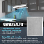 97006931 Range Hood Filter Aluminum Grease Filter 10.5x8.75" (4 Pack)