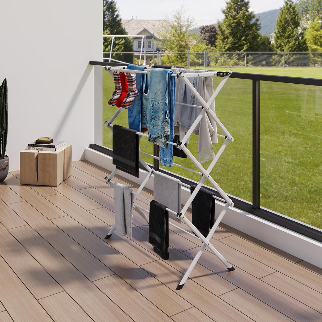 Foldable Drying Rack Clothing,Clothes Drying Rack Folding Indoor and Outdoor Rack,Laundry Drying Rack