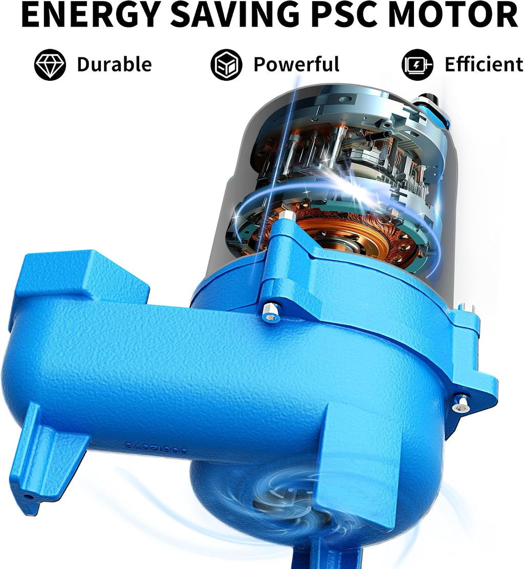FOTING 1.5HP 9000GPH Sump Pump Submersible Sewage/Effluent Pump