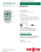 Cim-Tek Bio-Tek Spin-On Multi-Fuel FIlter - CIM300MB10
