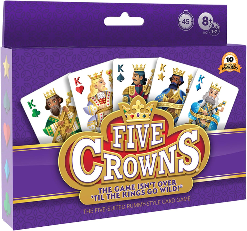 Five Crowns – Card Game for Kids and Adults, Travel and Family Game Night Favorite, The Game isn’t Over Until the