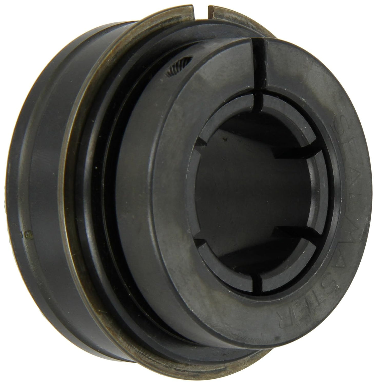 ER-16TC Cylindrical OD Bearing, Skwezloc Collar, Contact Rubber Seals, 1" Bore, 52 mm OD, 1-7/16" Width