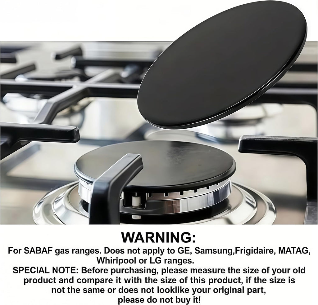 8PCS Upgrade Cooker Hat Set, Hob Burner Crown Flame Cap，Compatible with SABAF