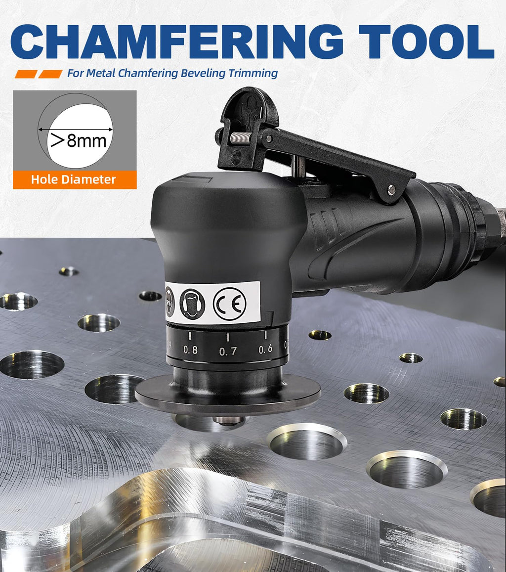 SI FANG Pneumatic Chamfering Tool Mini Air Chamfer C0.1-2 Angle