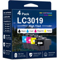 LC3019 BK/C/M/Y Ink Cartridges 4 Pack Replacement for Brother LC3019