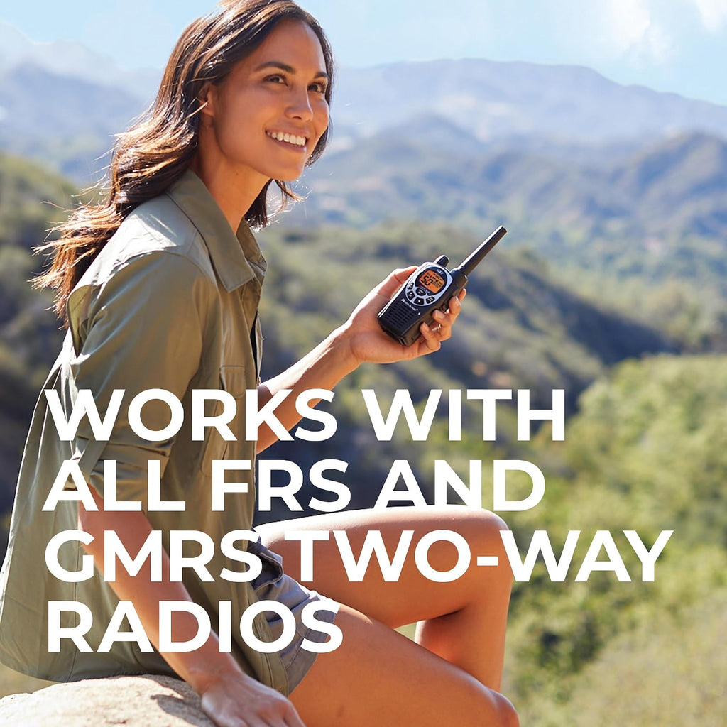 GXT1000X3VP4 GMRS Two-Way Radio (50-Channel, Long Range, 142 Privacy Codes, SOS, NOAA, Rechargeable Nickle Battery