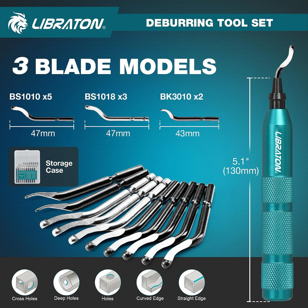 LIBRATON Deburring Tool 3d Printing, Countersink Chamfering Reamer Tool