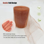 Copper Mesh Rodent Control 5in x 33ft, Rustproof, 0.17mm Wire, Double Layer | Pure Copper Mesh Roll Ideal for Slug
