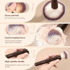 Makeup Brushes 15 Pcs Makeup Brush Set for Foundation, Concealer, Contour, Blending, Blush, Eyeshadow Brushes with