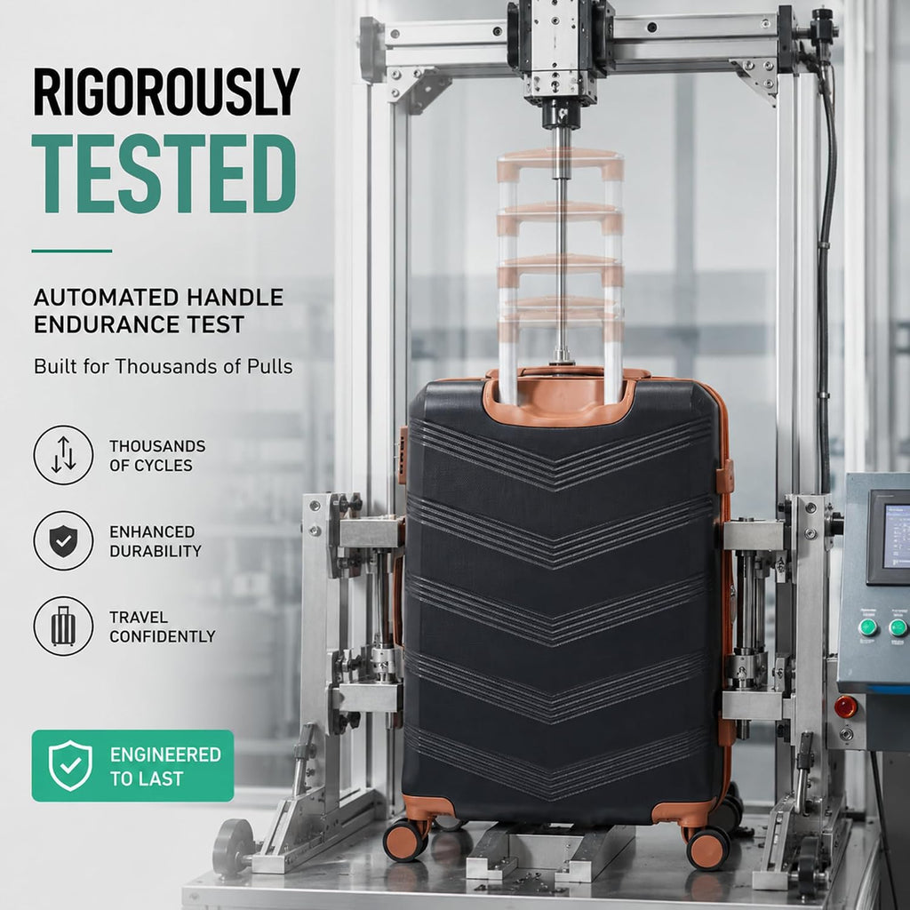 Expandable Hardshell Luggage Set 5 Piece, 22x14x9 Airline Approved Carry On, 20/24/28" Suitcase Set with TSA Lock