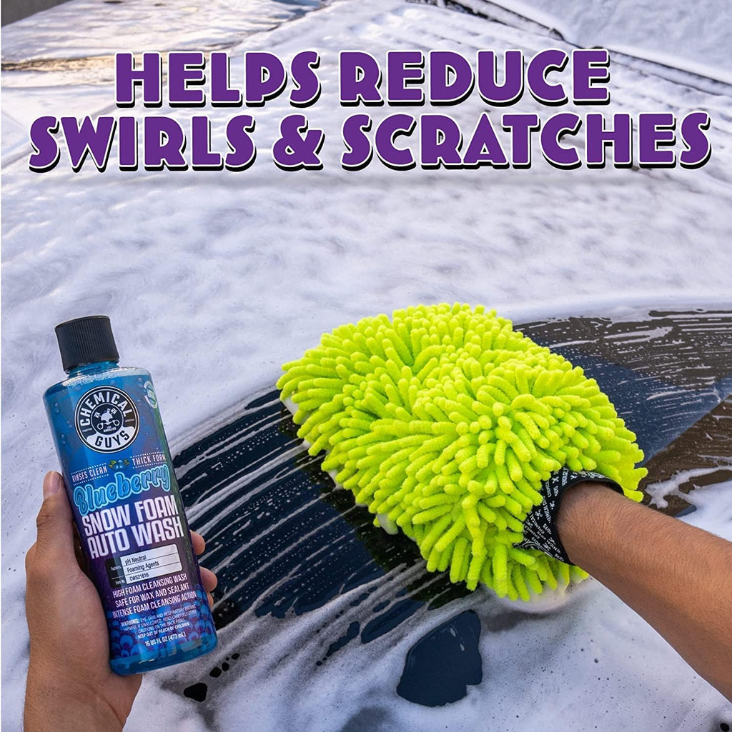 Big Mouth Foam Cannon & Blueberry Snow Foam Wash Soap Kit | Pressure-washer foam cannon paired with blueberry snow