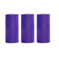 3 Rolls Purple Deco Mesh Ribbon for Fall Halloween Easter Wreaths