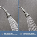 Angle Simple Water Flow Control Valve, Shower Shut Off Valve Brushed Nickel