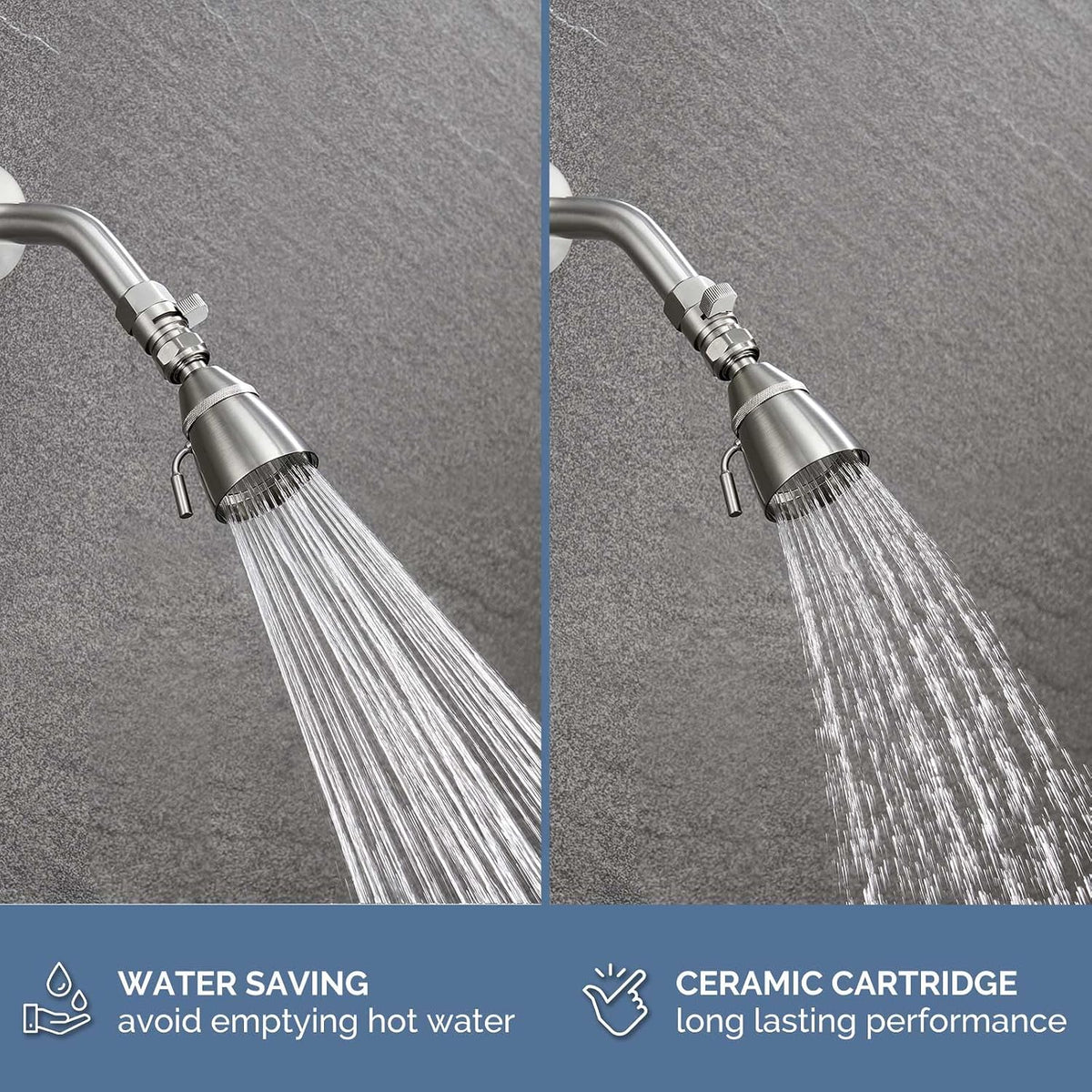 Angle Simple Water Flow Control Valve, Shower Shut Off Valve Brushed Nickel