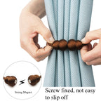 Magnetic Curtain Tiebacks Decorative Rope Curtain Holdbacks Drapes Hangtty