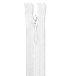 30 Inch Invisible Zipper Nylon White Zipper for Crafts and Sewing