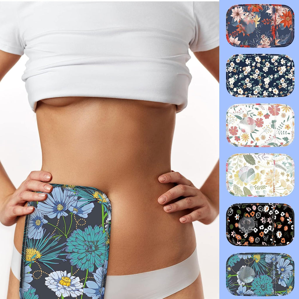 6 Pcs Ostomy Bag Covers for Women Men, Waterproof Shower Cover