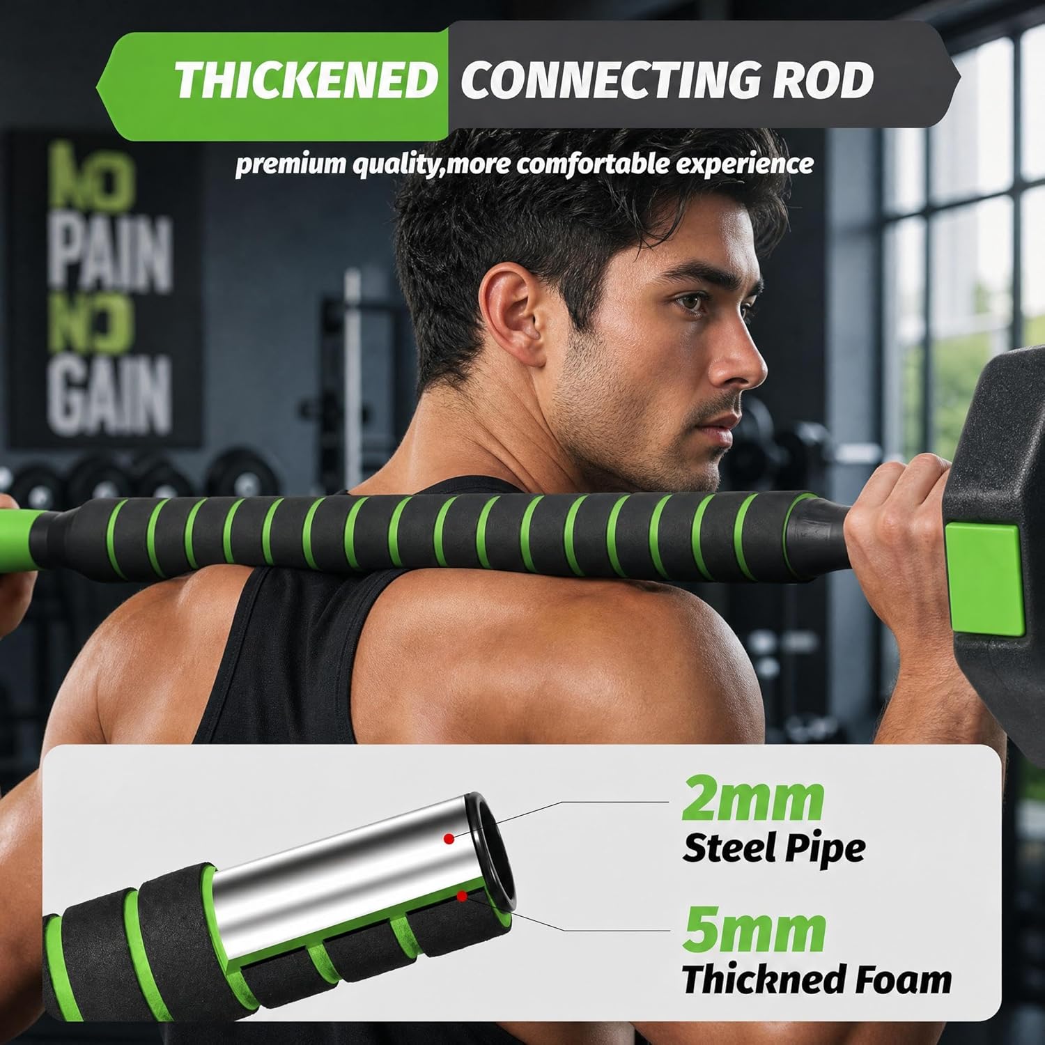 Adjustable Weight Set 66/88 Lbs, 4-in-1 Dumbbell Set and Barbell Weight Set for Home Gym, Converts to Kettlebell &