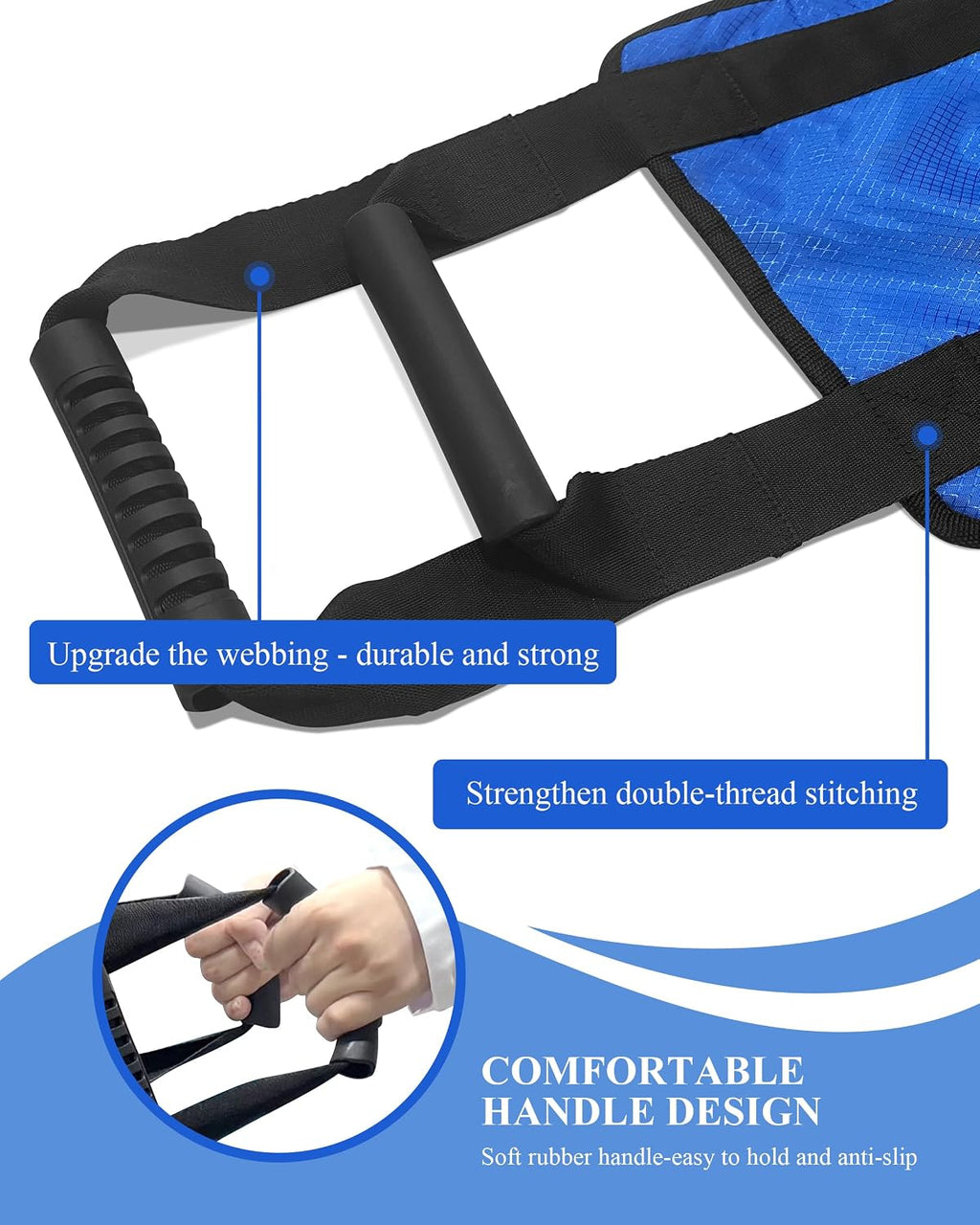 Transfer Sling Lift Assist Gait Belt for Seniors and Disabled