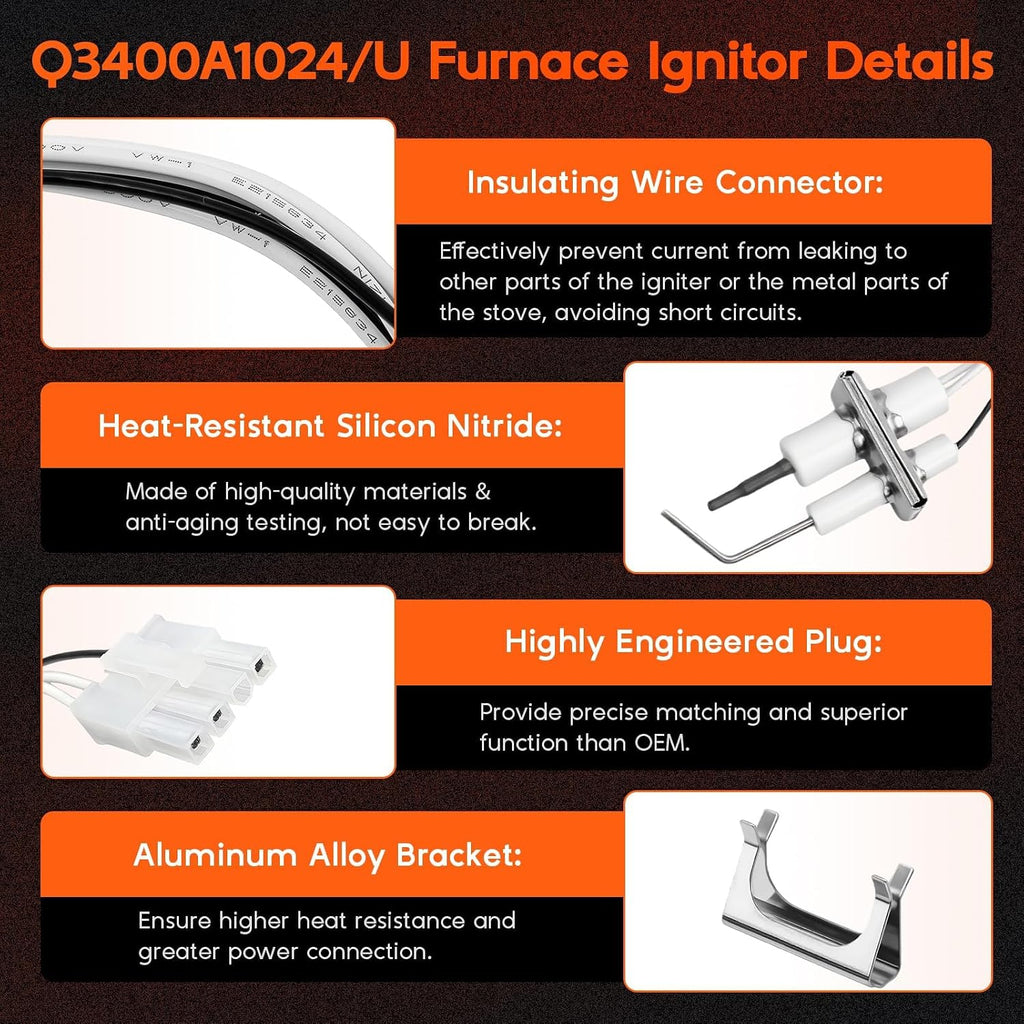 Q3400A1024/U igniter for Honeywell furnace ignitor Replacement
