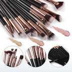 Eye Makeup Brushes, 12 PCS Professional Eye shadow, Concealer, Eyebrow, Foundation, Powder Liquid Cream Blending