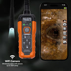 Klein Tools ET21 WiFi Borescope with Light, 5.5 mm 5-Foot Waterproof Snake