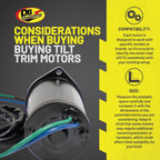 DB Electrical Tilt/Trim Motor for Yamaha Outboard Motors 40MJH 40MLH 40TLR