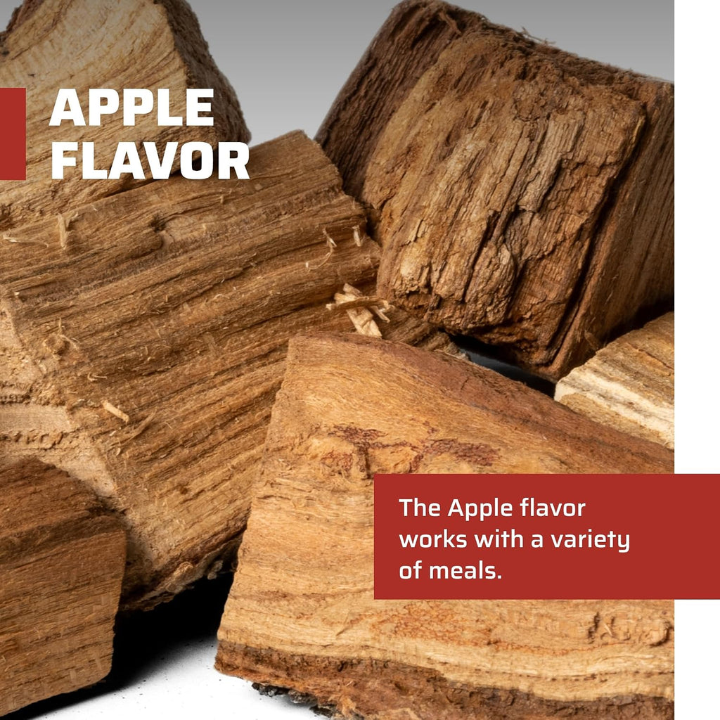 Premium Hardwood Chunks - Wood Chunks for Smoking & Outdoor Grilling - Compatible with Pellet Grills, Smokers &