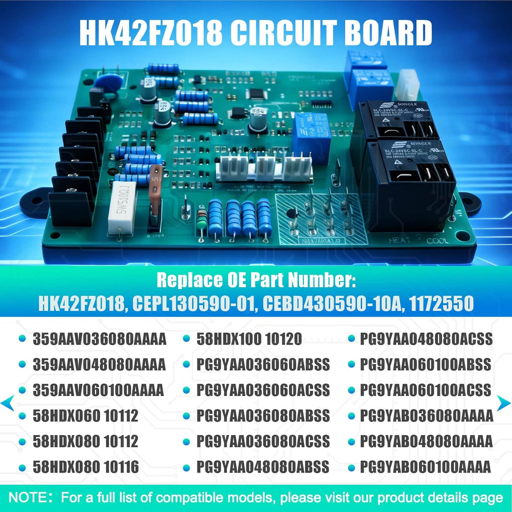 HK42FZ018 Furnace Control Board Compatible with Carrier Replace for 1172550