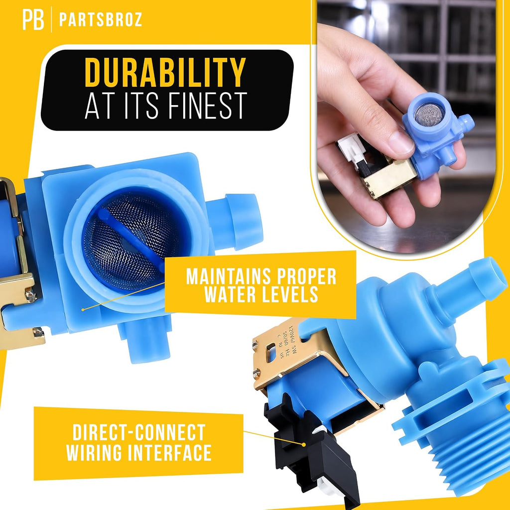 Dishwasher Water Inlet Valve for Whirlpool WDT710PAYE3