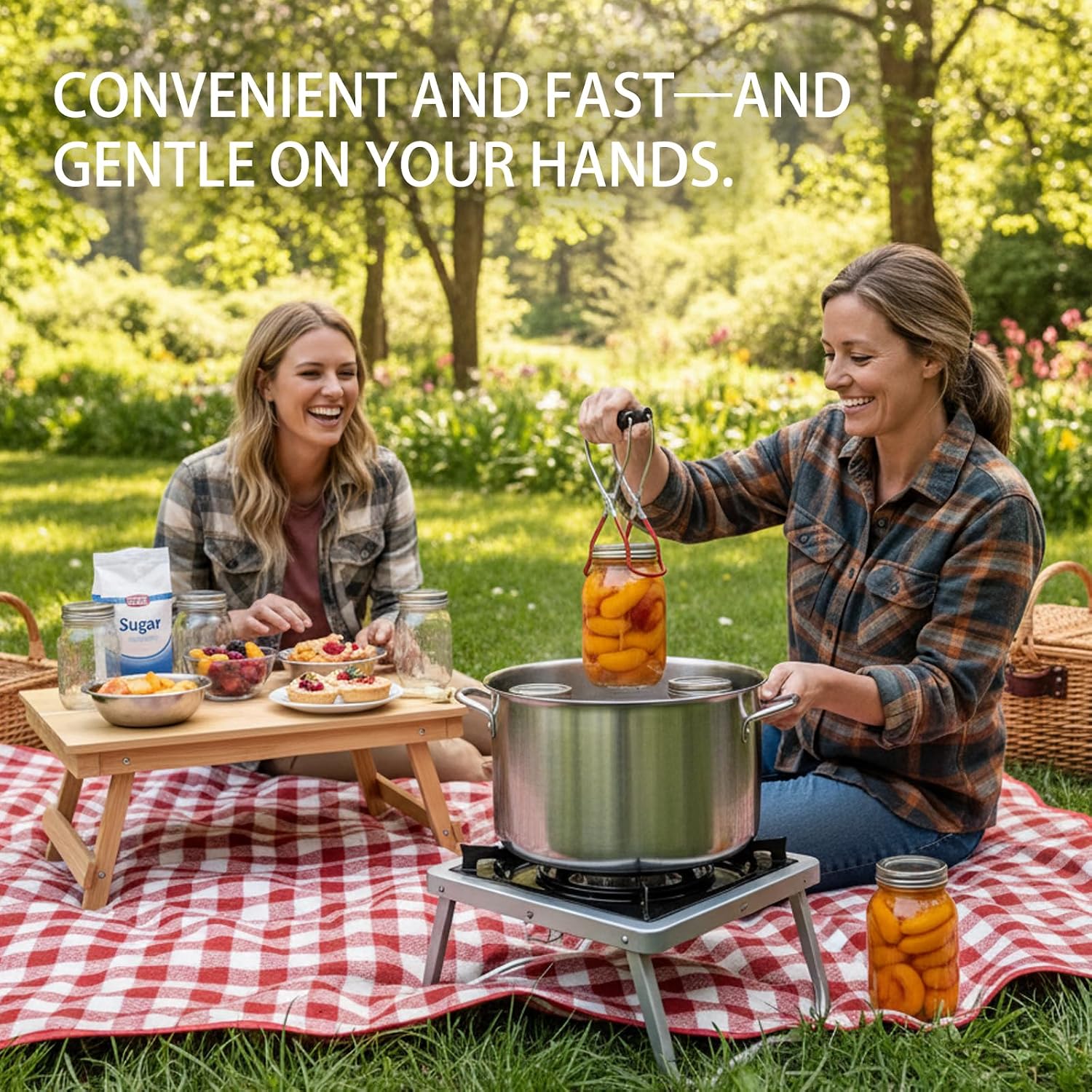 2‑Piece Canning Rack for Water Bath Canner, Instant Pot Trivet