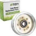 8TEN Flat Idler Pulley for John Deere L120 L130 D170 D100 L118 L111 L108 Cub Cadet XT1-LT42 XT1-LT46 XT2-LX46