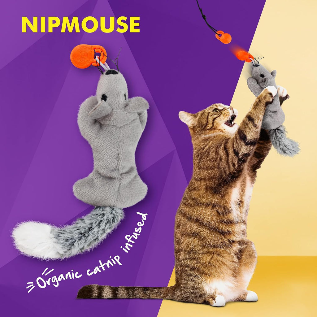 Snatch Pack - 5 Magnetic Attachments for The Snatch Magnetic Wand Toy - Catnip Mouse, Rattle Snake, Crinkle Fish