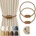 Magnetic Curtain Tiebacks Rope Curtain Tie Backs for Curtains 2 Pack Curtain Holders for Drapes Decorative Window