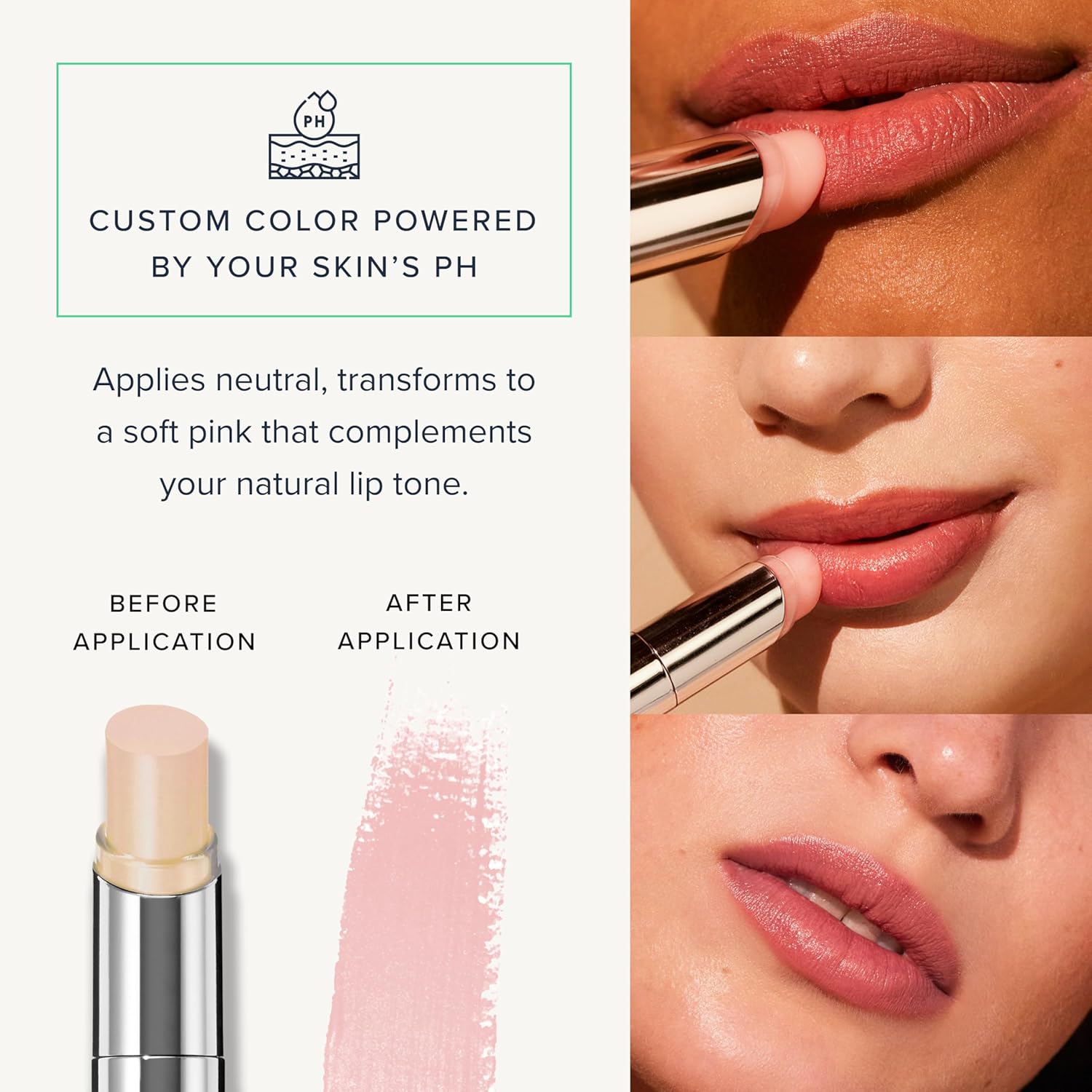 Tinted Sheer Lip Balm SPF 30 Hydrating Lip Sunscreen Shea Butter, Jojoba & Avocado Oils Moisturizing, Vegan, Clean &