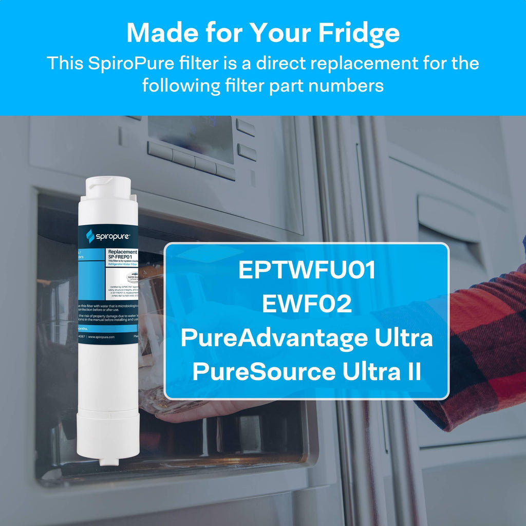 SP-FREP01 Water Filter Compatible for Frigidaire EPTWFU01 EWF02