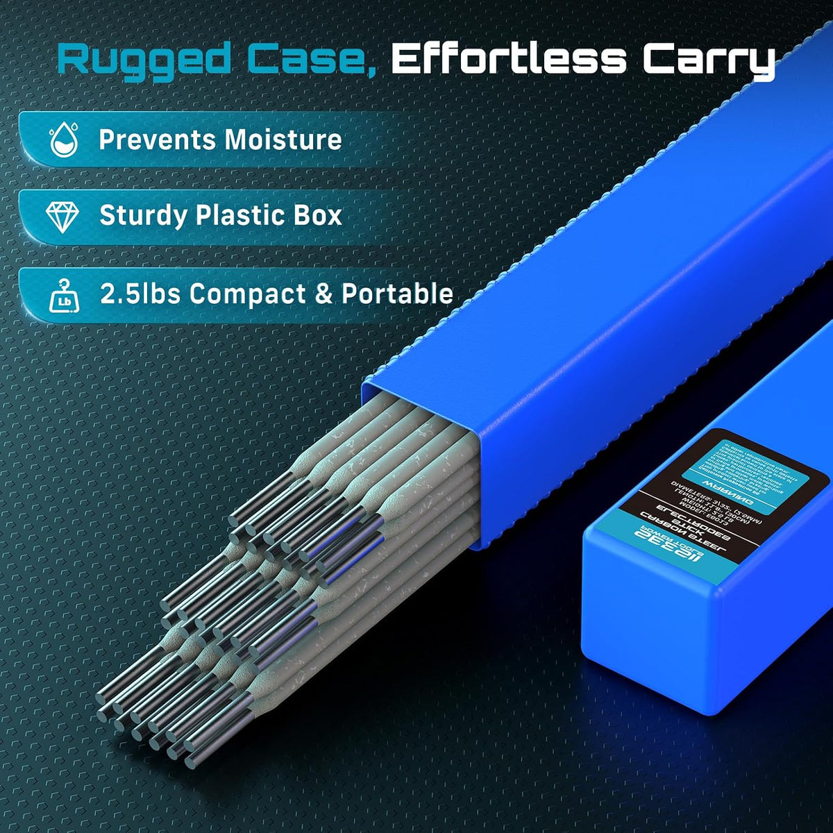 E6013 2.5LB 3/32'' Welding Rod Carbon Steel Stick Electrodes for Arc Welding, Welding Sticks for Home Repair