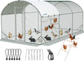 Essential Series 18x9ft Metal Chicken Coop Run w/Climbing Ladder