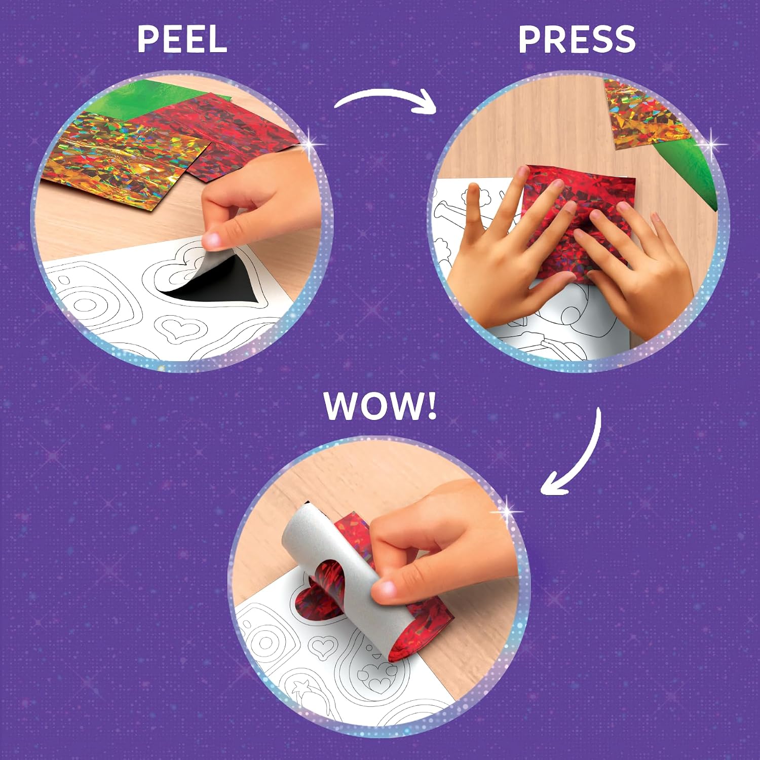 Foil Fun – Girl Power, DIY Foil Art Craft Kit for Tweens | Mess-Free Activity, 20+ Magnets & 60+ Stickers, Travel