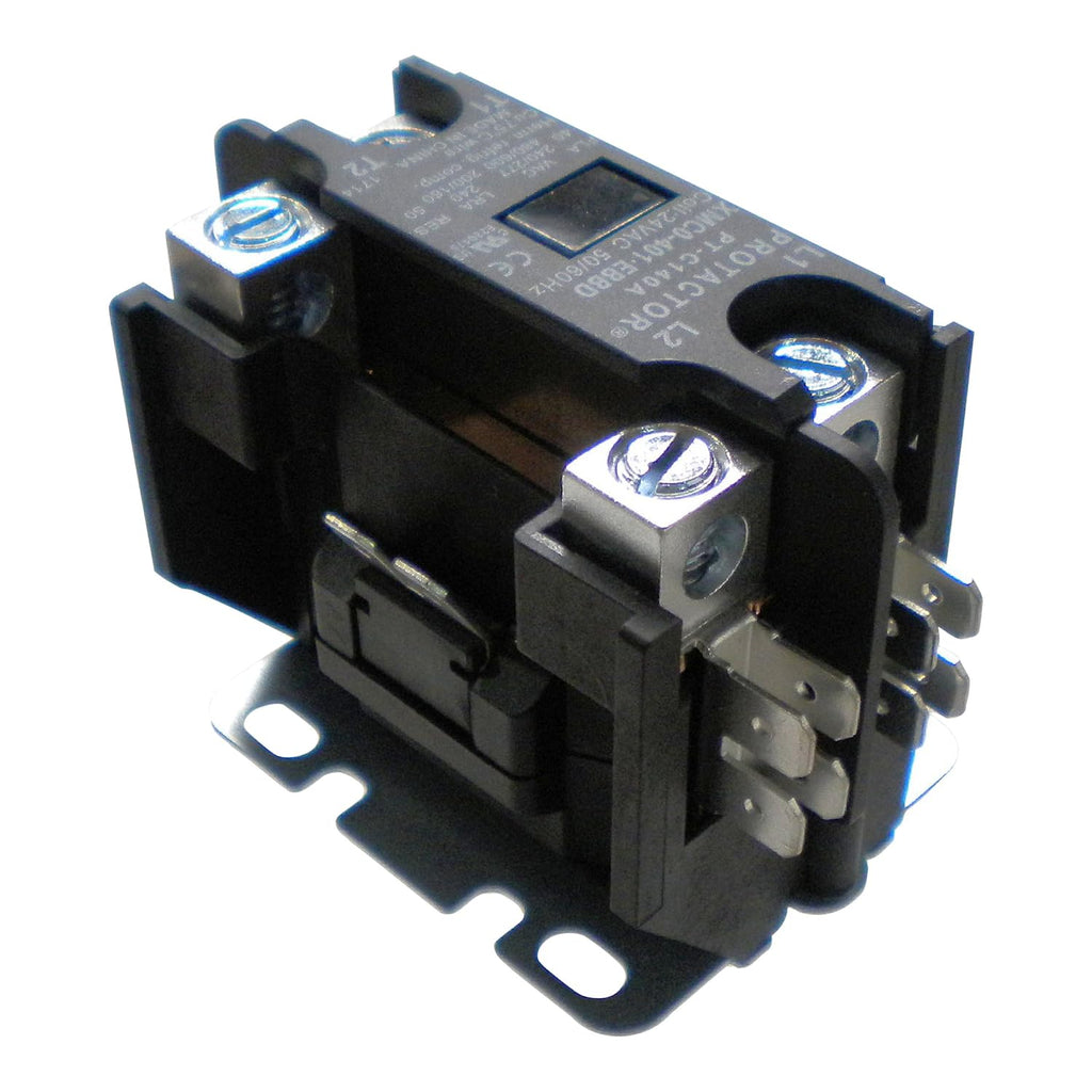 1 Pole 40 AMP Heavy Duty Enclosed AC Contactor | Protactor Replacement For Virtually All Residential 1 Pole Models