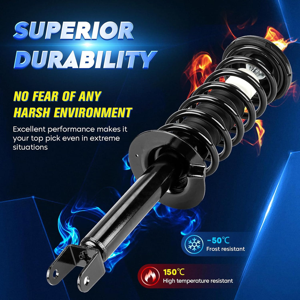 Rear Strut Shock Assembly w/Coil Spring for Honda Accord 2008-2012, Replace 172563, Left & Right, 2PCS